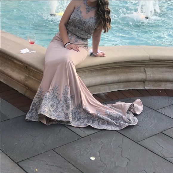 2 piece prom dress - Picture 3 of 5
